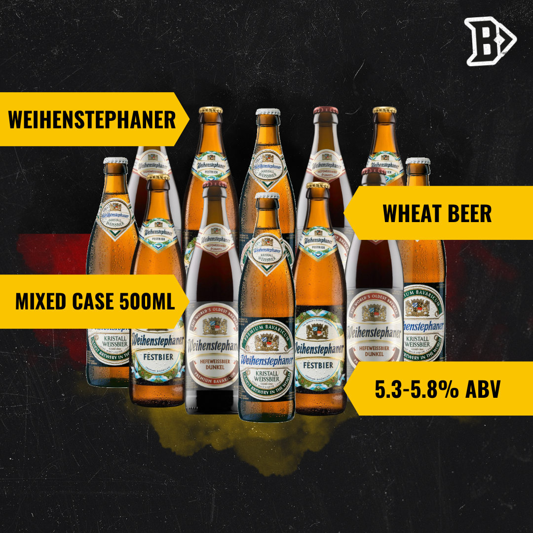 Weihenstephaner German Wheat Beer Mixed Case (12 Pack) - BEERHUNTER