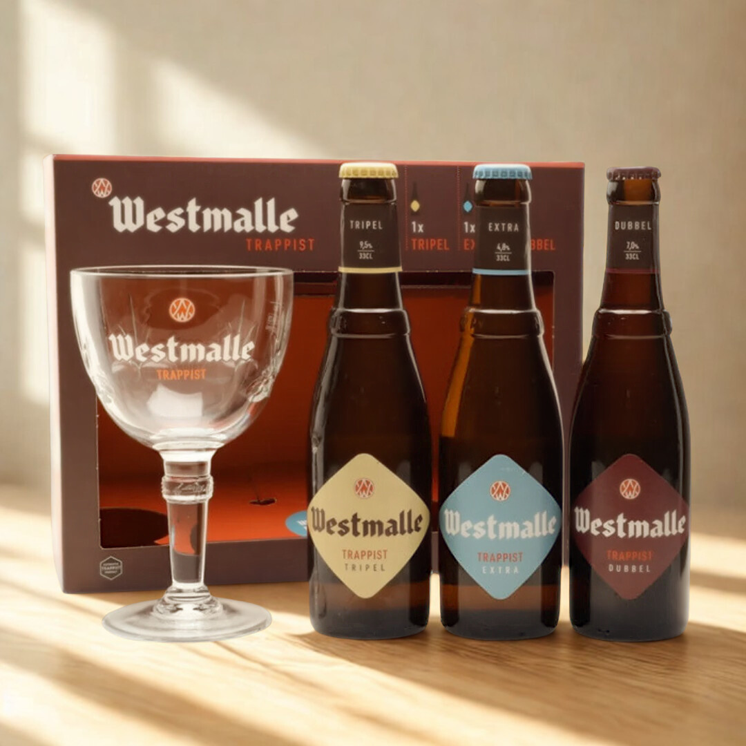 Westmalle Belgian Trappist Gift Pack With Glass