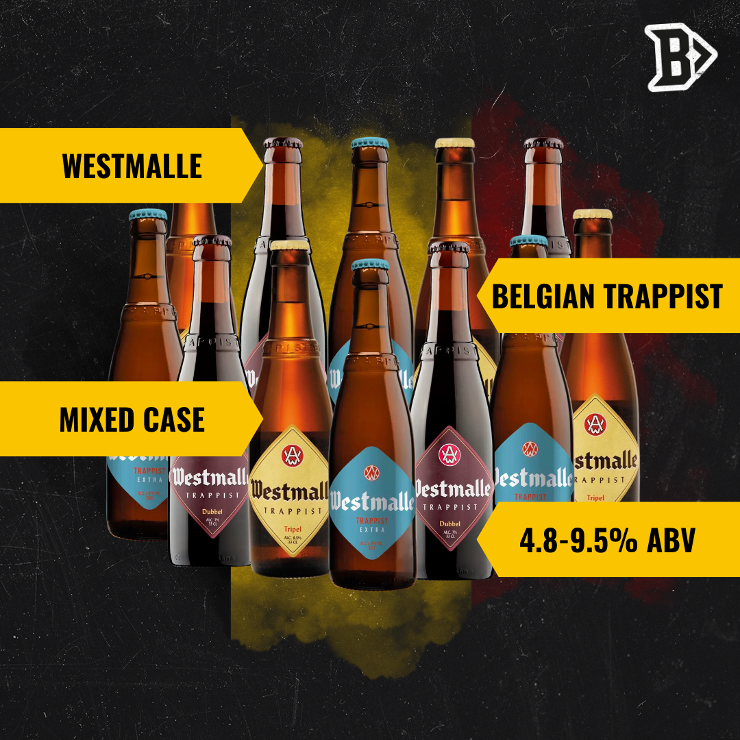 Westmalle Belgian Trappist Mixed Case 330ml Bottles (12 Pack) - BEERHUNTER