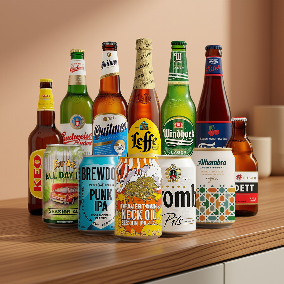 World Craft Beer Mixed Case of Pale Ale, IPA &amp; Lager