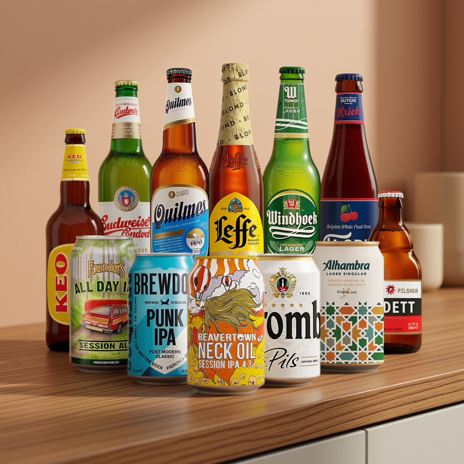 World Craft Beer Mixed Case of Pale Ale, IPA & Lager