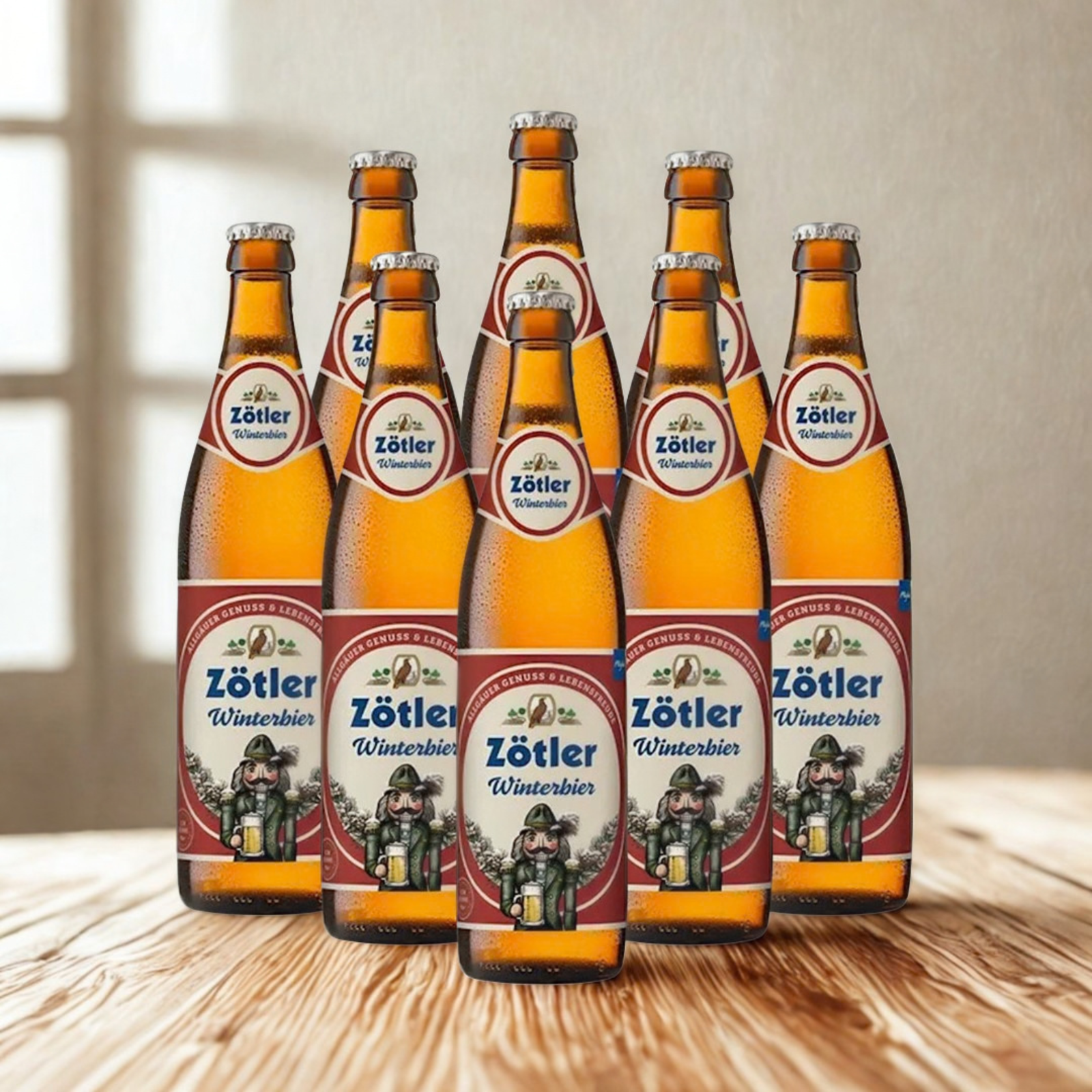 Zotler Winterbier Winter Lager 500ml Bottles - 5.8% ABV (8 Pack)