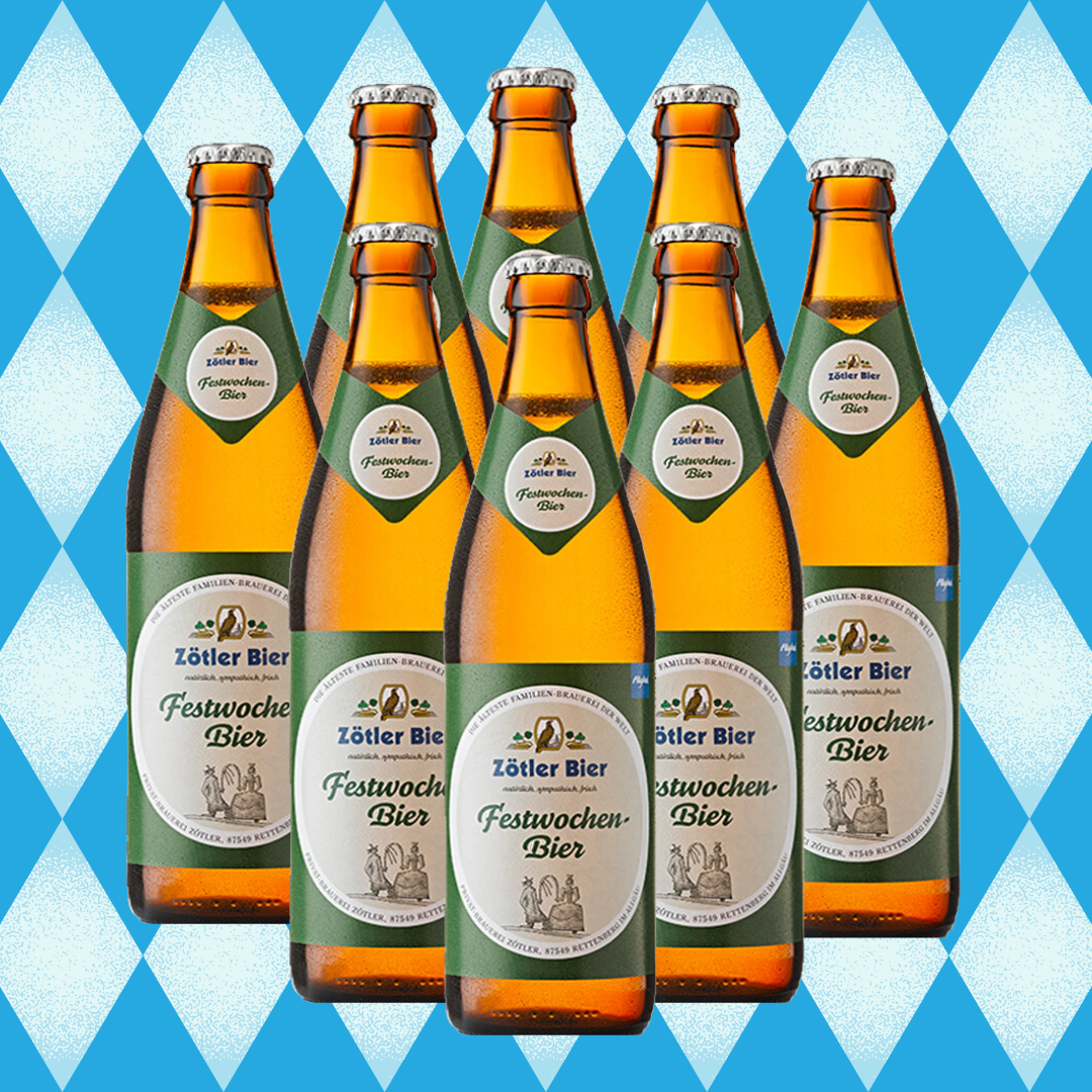 Zotler Festwochen Bier Festbier German Lager 500ml Bottles - 5.8% ABV (Multipack)