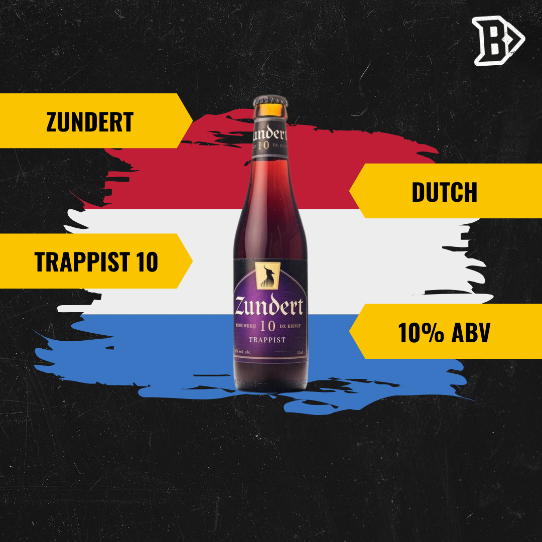 Zundert Trappist 10 Dutch Quadrupel Trappist Ale 330ml Bottles - 10.0% ABV (12 Pack)