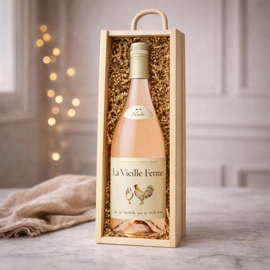 Personalised 18th Birthday Rosé Wine Gift Set – 75cl Provence Rosé with Personalised Lid
