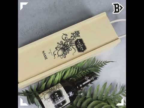 Personalised Kraken Black Spiced Rum Gift Box - (35cl)