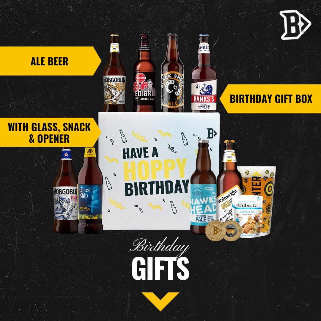 British Ale Hoppy Birthday Gift Box - (8 Pack)