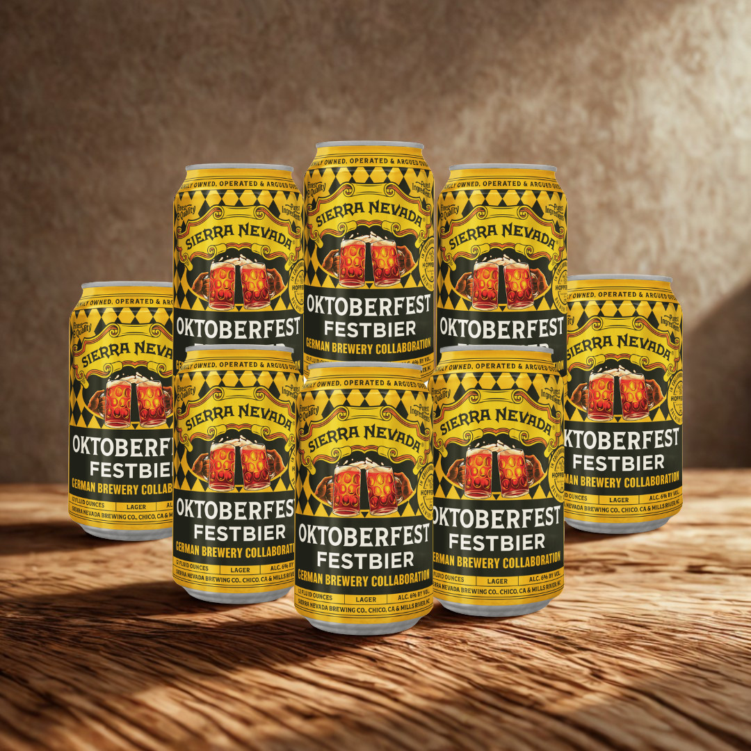 Sierra Nevada Oktoberfest Festbier – American German Collaboration Lager (8 Pack) – 6.0% ABV