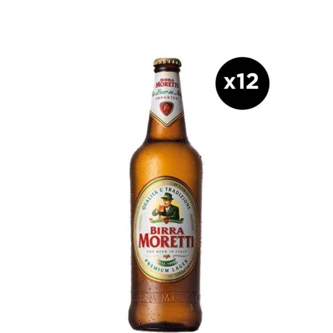 Birra Moretti Bottle (12 Pack)