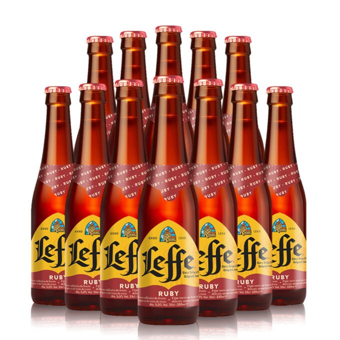 leffe ruby belgian trappist beer 12 pack
