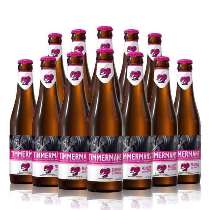 timmermans framboise belgian fruit beer 12 pack