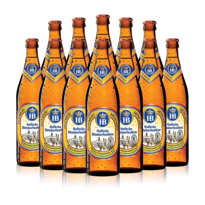 Hofbräu Oktoberfest Limited Edition Wheat Beer 500ml Bottles - 5.3% ABV (12 Pack)