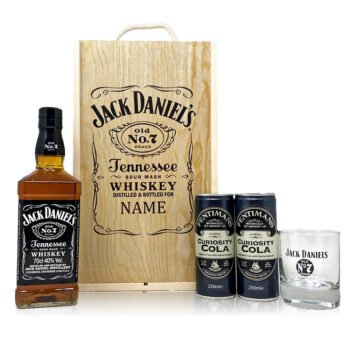 Personalised Jack Daniels No7 With Cola & Glass