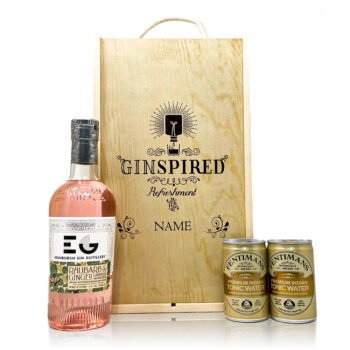 Personalised Edinburgh Rhubarb & Ginger Gin with Tonics