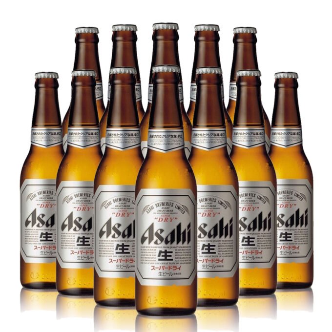 asahi super dry japanese lager 330ml 12 pack
