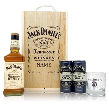 Personalised Jack Daniels Honey with Cola & Glass