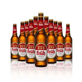 Früh Kölsch German Lager 500ml Bottles. A local beer to the Cologne region Früh Kölsch is packed with refreshing flavours that is...