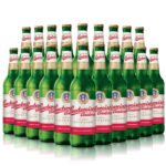 budvar 500ml czech lager bottle 12 pack