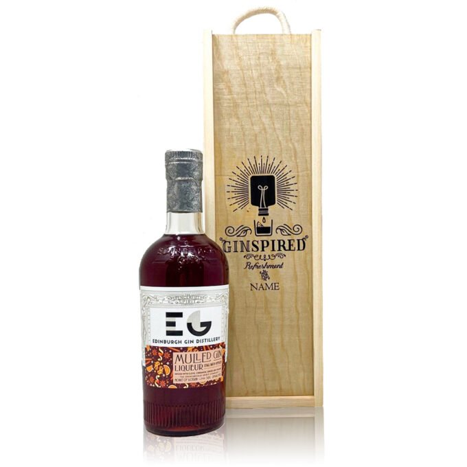 Personalised Edinburgh Mulled Gin Gift Set