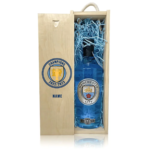 Manchester City Blue Raspberry Vodka in Personalised ‘Champions’ Presentation Box (70cl) | Beerhunter