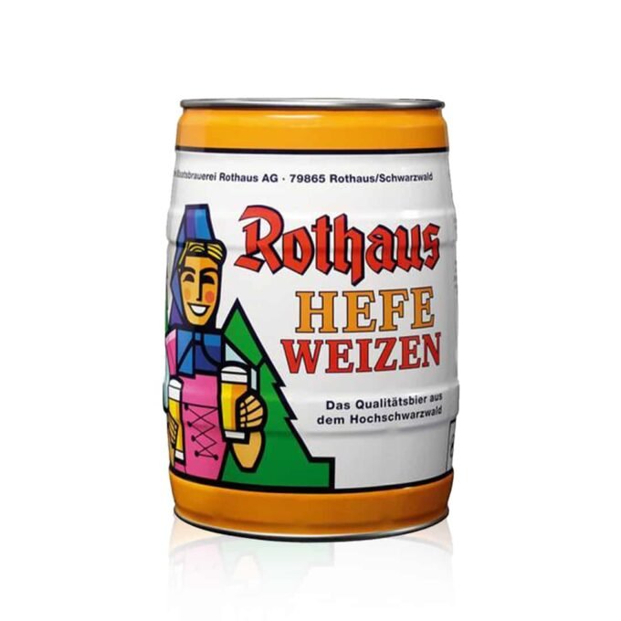 Rothaus German Hefeweizen Wheat Beer 5Ltr Mini Keg, the incredible Rothaus Hefeweizen Wheat Beer is a beer with a cult following.