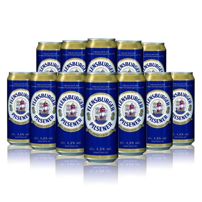 Flensburger Pilsner 500ml Cans (12 Pack)