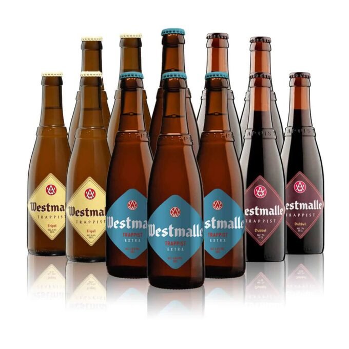 Westmalle Belgian Trappist Mixed Case 330ml Bottles (12 Pack)