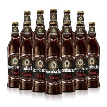 Krombacher Dunkel 500ml Bottles (12 Pack)