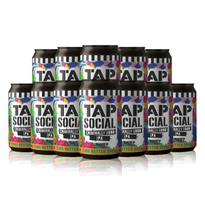 Tap Social Criminally Good Better Time Spent IPA 330ml Cans (12 Pack)