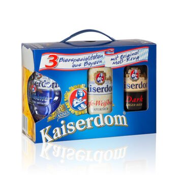 Kaiserdom Mixed German Beer Gift Set with Stein (3 x 1L Cans)