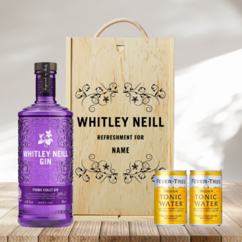 Personalised Whitley Neill Parma Violet Gin Gift Set with Fever-Tree Tonics - 70cl