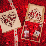 Valentine's Day Mini Gin Gift Set in Wooden Presentation Box | Beerhunter