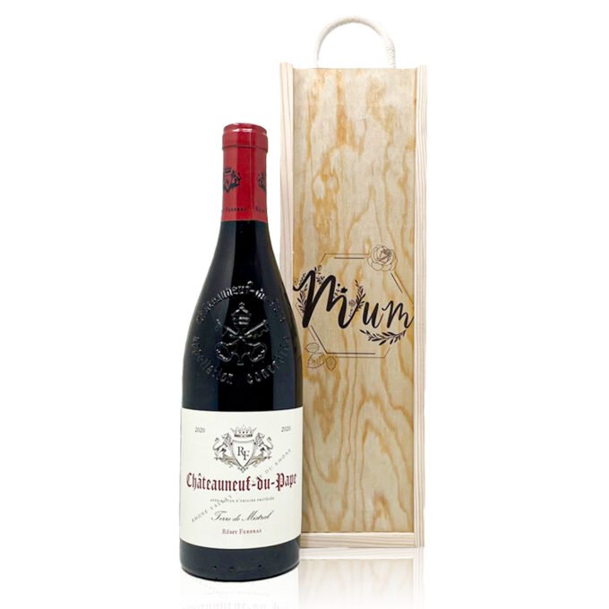 Mother's Day Chateauneuf Du Pape Remy Ferbras Gift Set - 75cl | Beerhunter