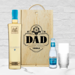Fathers Day Au Blue Raspberry Vodka Gift Set with Glass & Lemonade - 70cl | Beerhunter