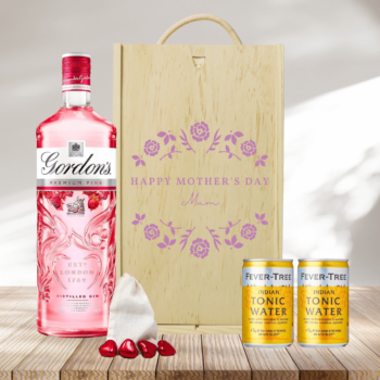 Gordons Premium Pink Gin Mother's Day Gift Set With Fever-Tree Tonics | Beerhunter