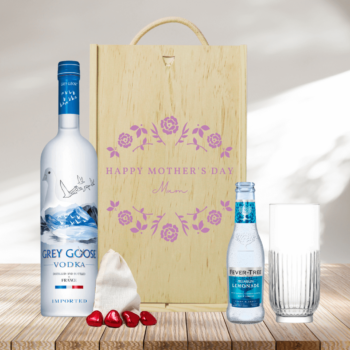 Grey Goose Vodka Mother's Day Gift Set With Fever-Tree Lemonade and Glass | Beerhunter
