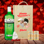 Personalised Valentine's Day Photo Gin Gift Set with Fentimans Tonics | Gordon's London Dry Gin | Beerhunter